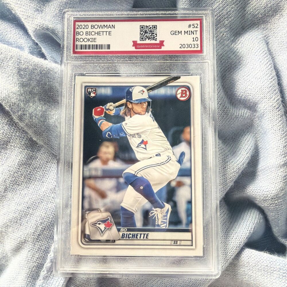 2020 Bowman - Bo Bichette #52 Rookie (RC) 10 Gem Mint 10
